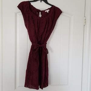 Lauren Conrad dress, tie waist/key hole at neck